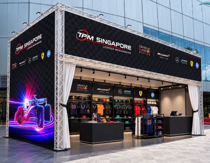 f1 events in singapore - f1 merchandise stores