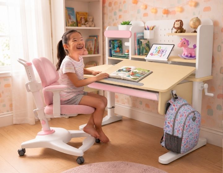 kids study desks in singapore - ergoworks 